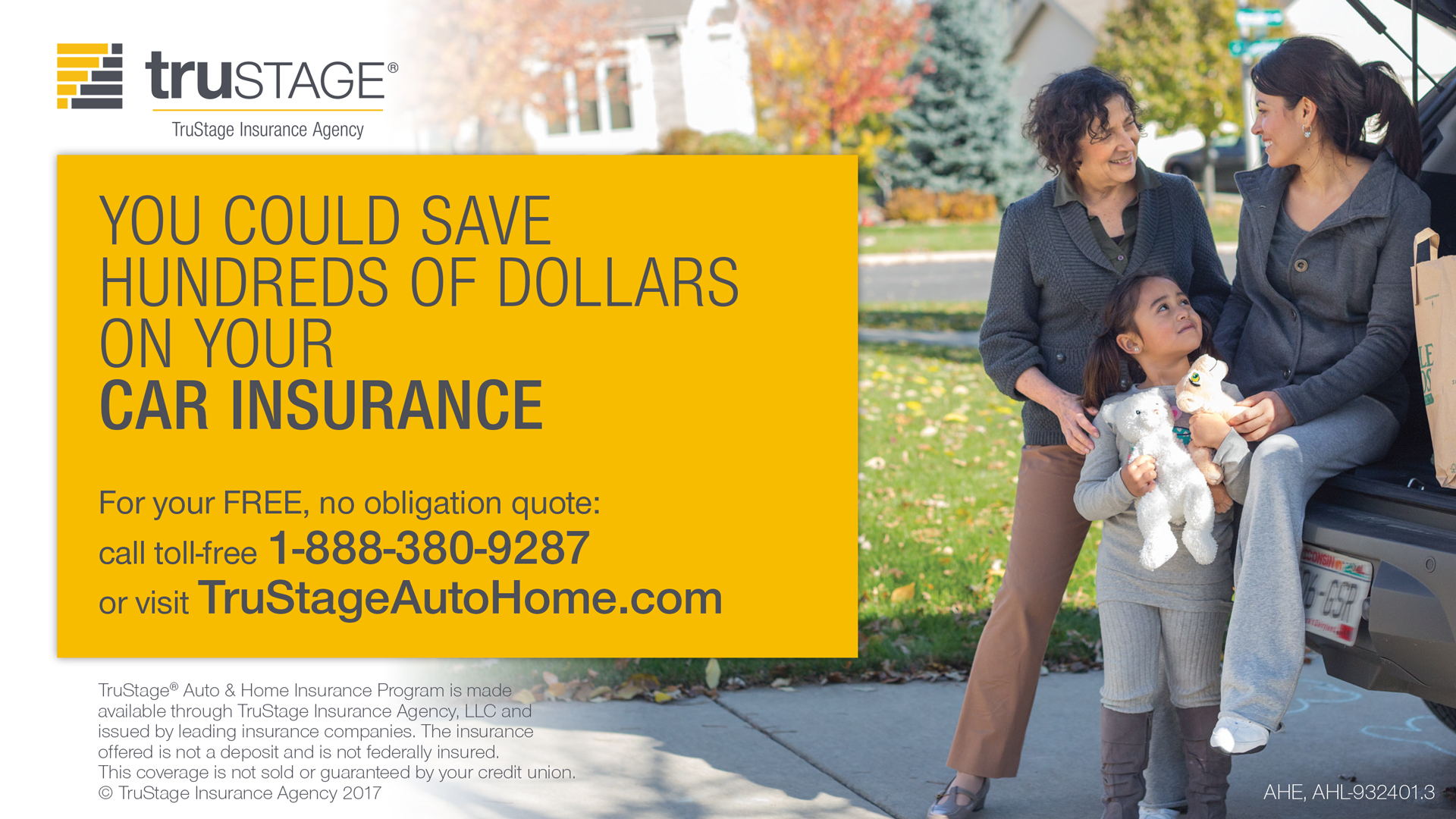 Trustage auto insurance personal invitation number